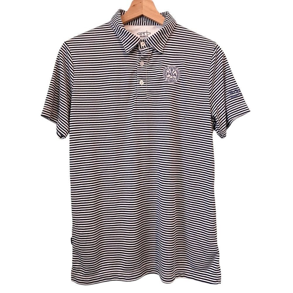 Garb PGA South Florida Section Stripped Polo Shirt in Size XL